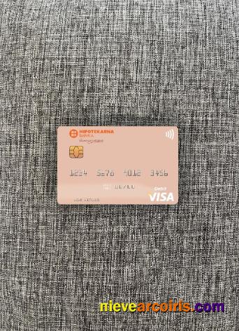 Montenegro Hipotekarna Banka visa debit card photolook